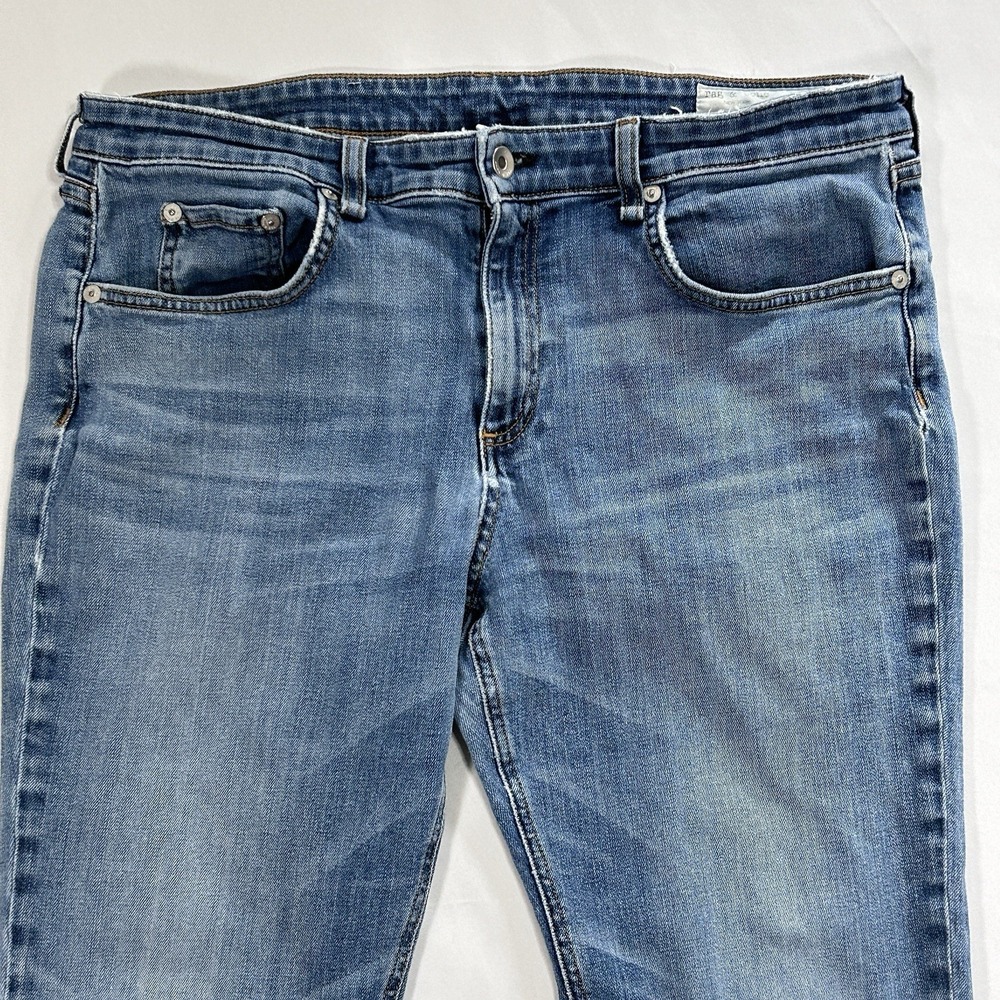 Rag & Bone Slim Boyfriend Jeans Women's Size 32 Dre Low Rise Ankle Fray Mariposa - Picture 5 of 12